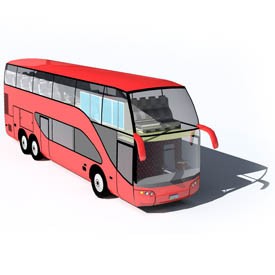 Interstate Bus 3D Object | FREE Artlantis Objects Download